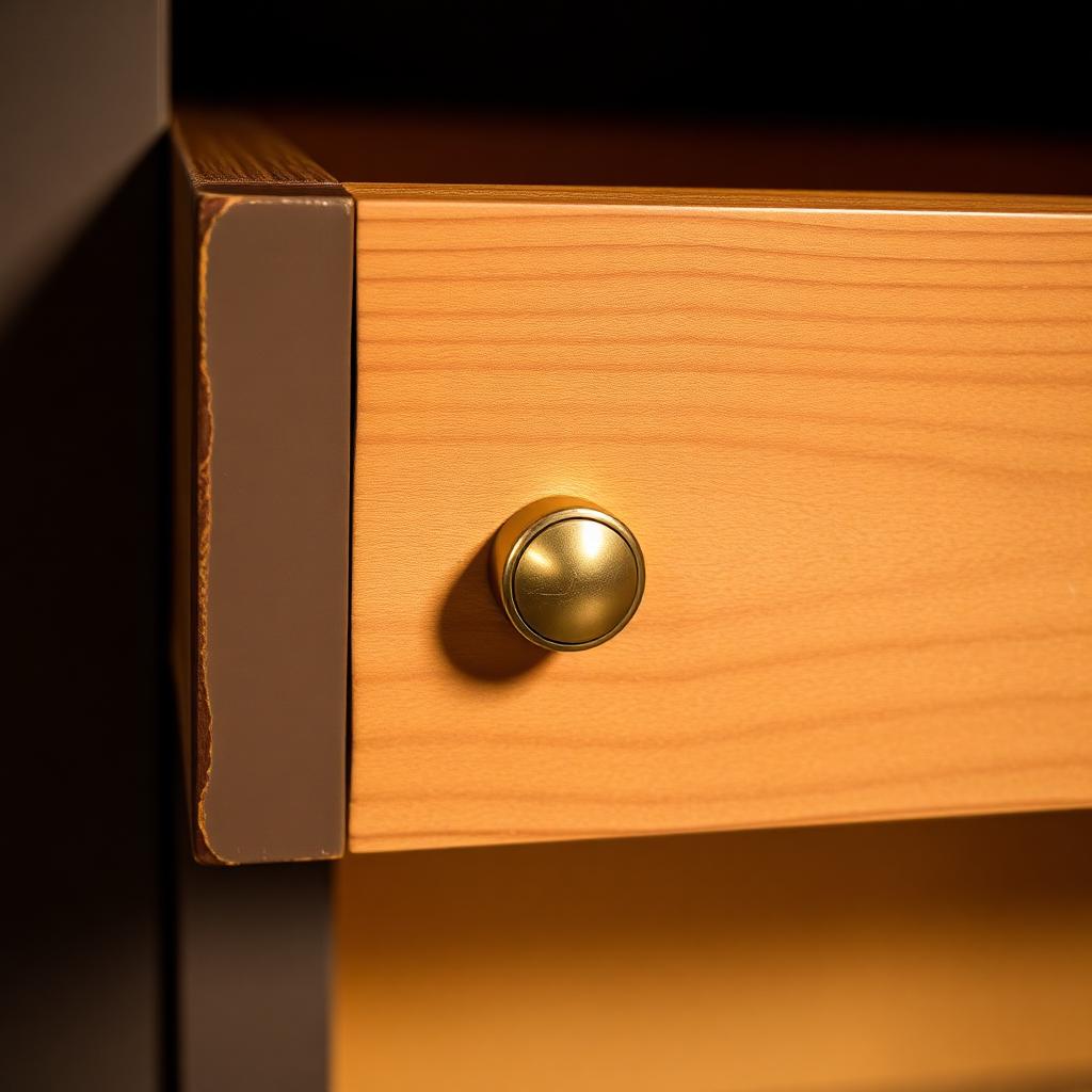 Dovetailed drawer detail
